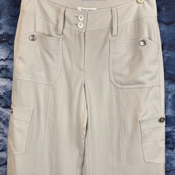 WHBM Silk Cargo Wide Leg Pants - Picture 10 of 10